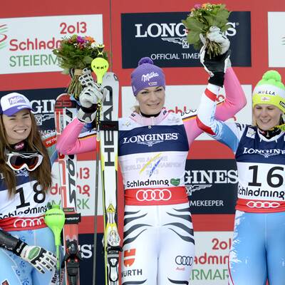 Die Bilder der Damen-Superkombi