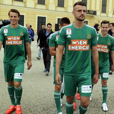 Das ist das neue Heim-Trikot von Rapid