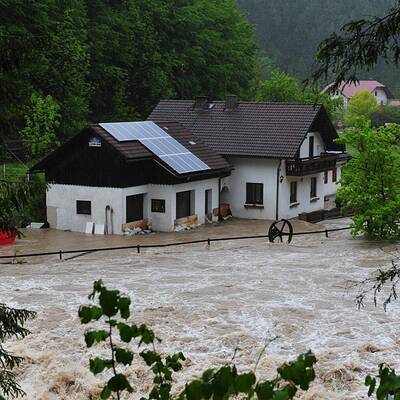 Hochwasser im Raum Lilienfeld