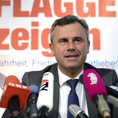 Hofburg: FPÖ-Kandidat Norbert Hofer