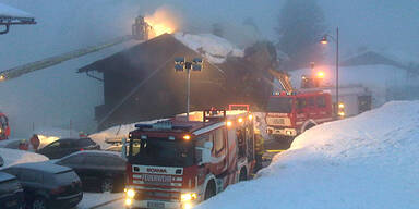 Zwei Verletzte bei Hausbrand