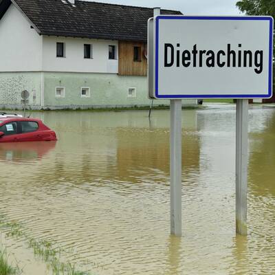 Unwetter überfluten Braunau