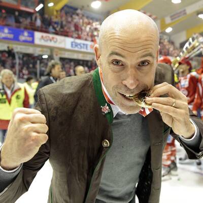 So feiern die KAC-Cracks den Jubiläumstitel