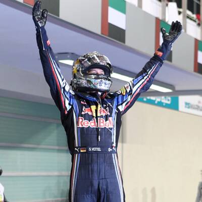 So wild feierte Vettel seinen WM-Titel
