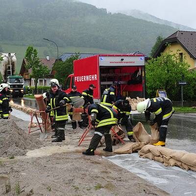 Hochwasser im Raum Lilienfeld