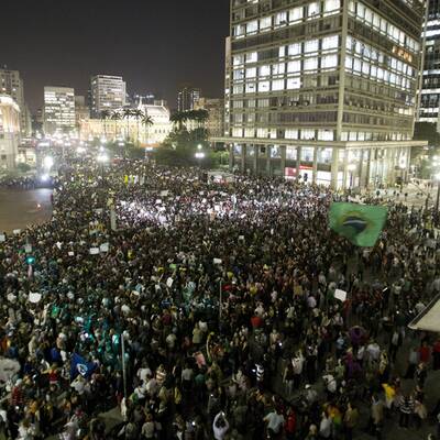 Proteste in Sao Paulo