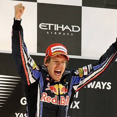 So wild feierte Vettel seinen WM-Titel