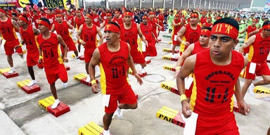 Sträflinge brechen Tanz-Weltrekord 