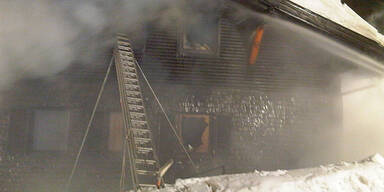 Zwei Verletzte bei Hausbrand