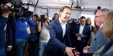 &Ouml;VP-Parteitag: Kurz mit 99,4 Prozent gew&auml;hlt