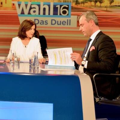 Die Fotos des TV-Duells