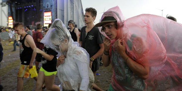 Unwetter über Österreich
