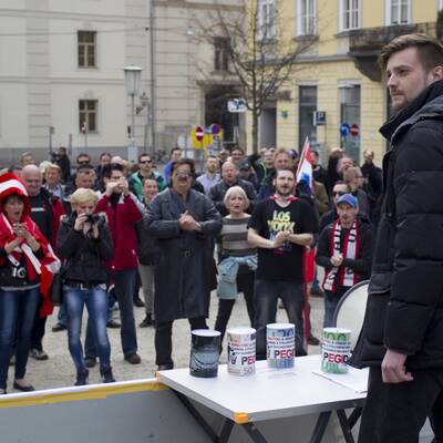 Pegida-Kundgebung in Graz