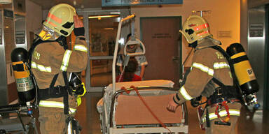 Zigarette war Schuld: Brand im Krankenhaus 