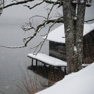 Winter-Stimmung am Altausseer See 