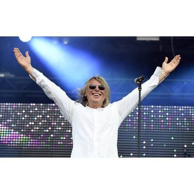 Flug über das Festgelände