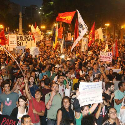 Demonstrationen bei Papst-Besuch in Rio