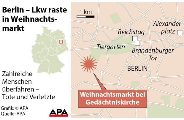 Berlin: Lkw rast in Christkindlmarkt - Mehrere Tote