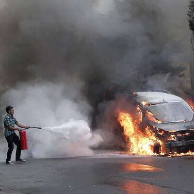 Straßenschlacht in Istanbul