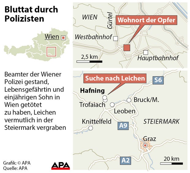 Polizist tötete schwangere Frau und Sohn