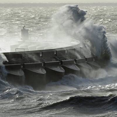 Herbststurm verwüstet Großbritannien