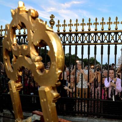 Jubel vor dem Buckingham Palace