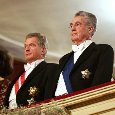 Hofburg-Kandidat Andreas Khol und Casino-Chef Karl Stoss