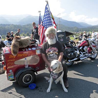 Harley Davidson Parade in Kärnten