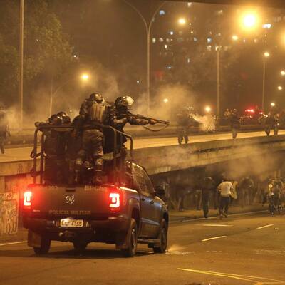 Demonstrationen bei Papst-Besuch in Rio