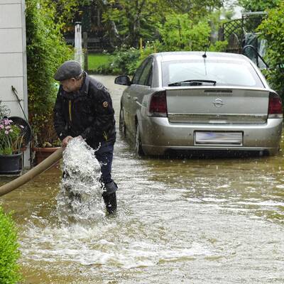 Unwetter überfluten Braunau