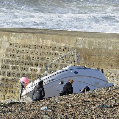 Herbststurm verwüstet Großbritannien