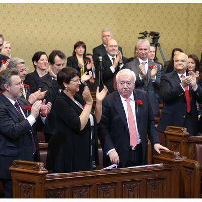 Feierlichkeiten im Wiener Rathaus