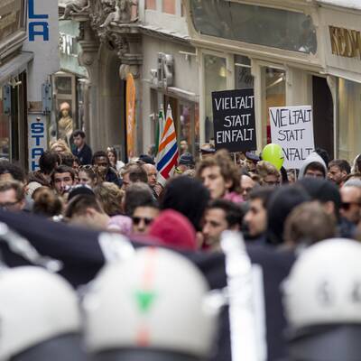 Pegida-Kundgebung in Graz