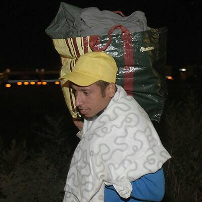 Flüchtlinge am Westbahnhof in Wien