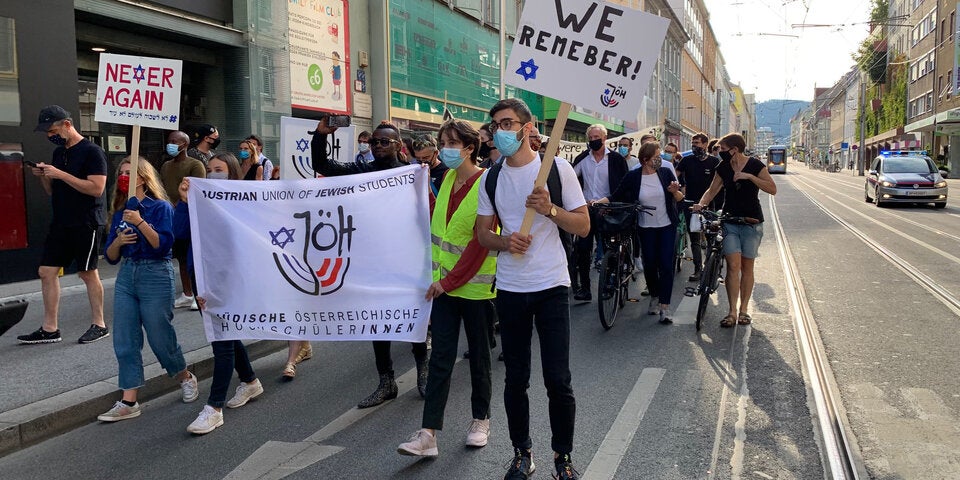 ANGRIFF AUF SYNAGOGE IN GRAZ: SOLIDATITÄTSKUNDGEBUNG