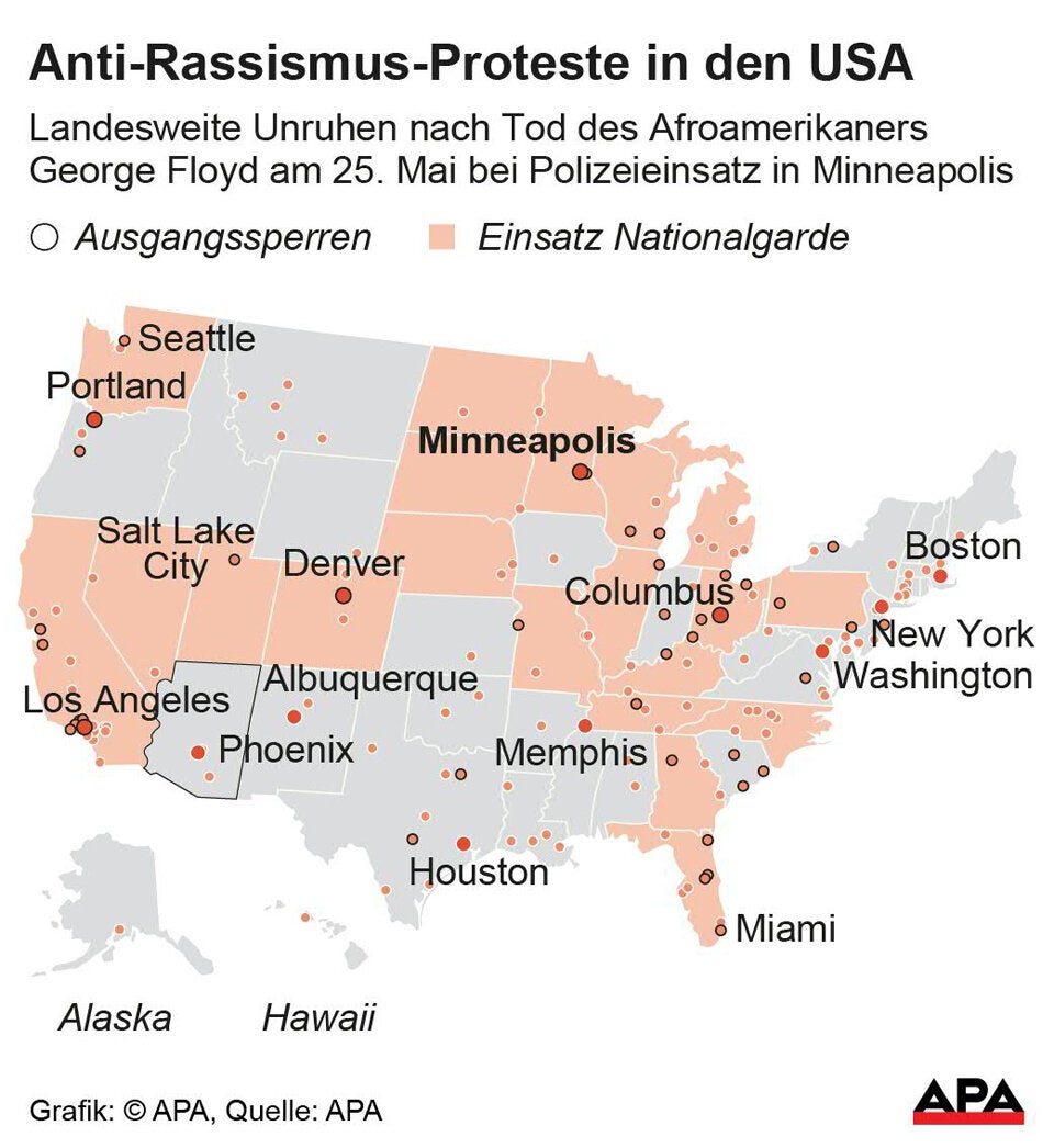 Tote, Gewalt & Zerstörung: USA versinken im Chaos