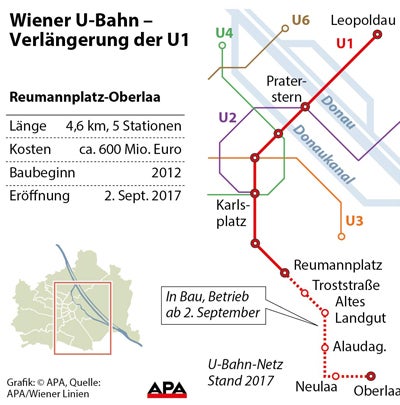 Die erste Fahrt mit der neuen U1