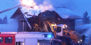 Zwei Verletzte bei Hausbrand
