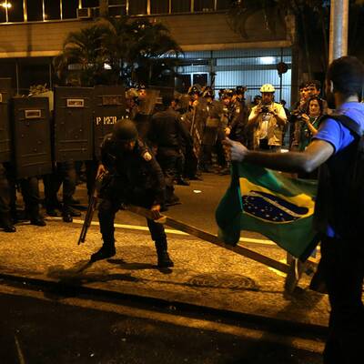 Demonstrationen bei Papst-Besuch in Rio