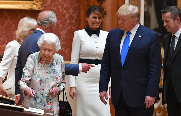 Trump Queen Elizabeth