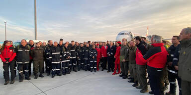 Bundesheer kehrte aus Erdbebengebiet in der T&uuml;rkei zur&uuml;ck