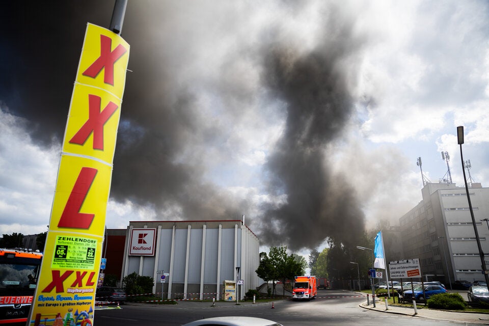Großbrand in Berlin