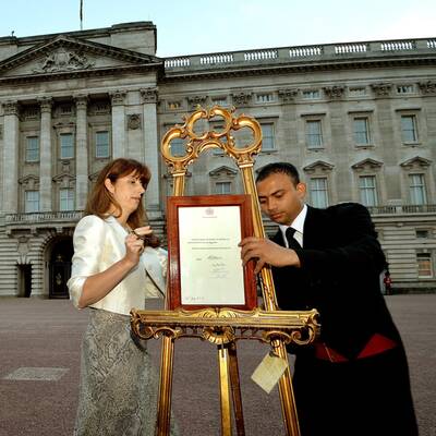Jubel vor dem Buckingham Palace