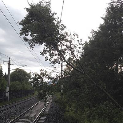 Schwere Gewitter über Österreich 