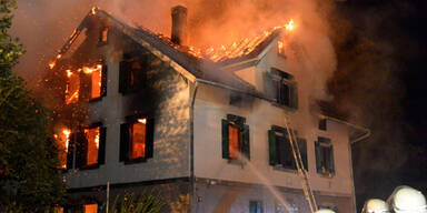 Brand in geplanten Asylheim