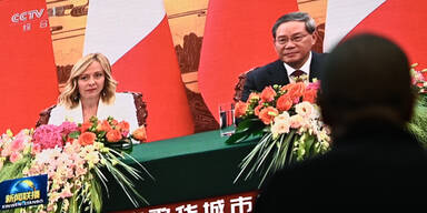 Giorgia Meloni in China