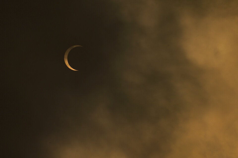 Feuerkranz-Sonnenfinsternis in Amerika