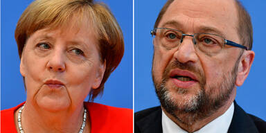 Merkel und Schulz