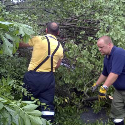 Schwere Gewitter über Österreich 