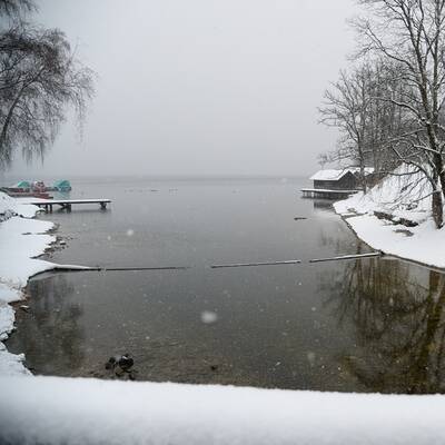 Winter-Stimmung am Altausseer See 